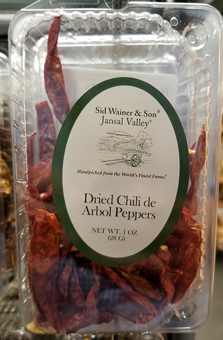 Sid Wainer & Son® Initiates Class 1 Recall for Jansal Valley® Dried Chili De Arbol Peppers Due to Possible Health Risk
